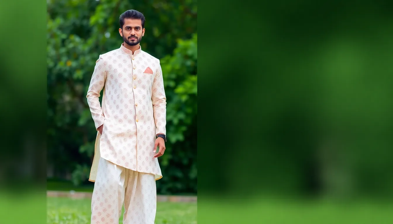 Latest Indo Western Outfits for Men: 2025 Trends & Styling Guide 12 Latest Indo Western Outfits for Men: 2025 Trends & Styling Guide 11