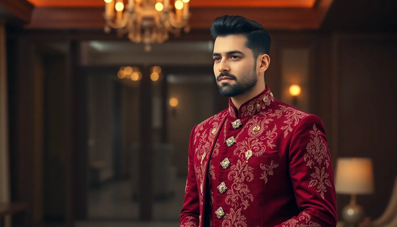 Maroon Jodhpuri Suits for Men: Style Guide, Best Occasions & Where to Buy 12 Maroon Jodhpuri Suits for Men: Style Guide, Best Occasions & Where to Buy 11