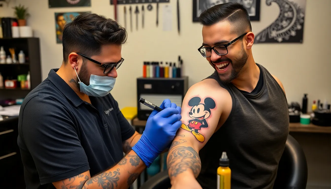 Mickey Mouse Tattoo Ideas for Men: 50+ Bold Designs That Redefine Masculine Ink 12 Mickey Mouse Tattoo Ideas for Men: 50+ Bold Designs That Redefine Masculine Ink 11