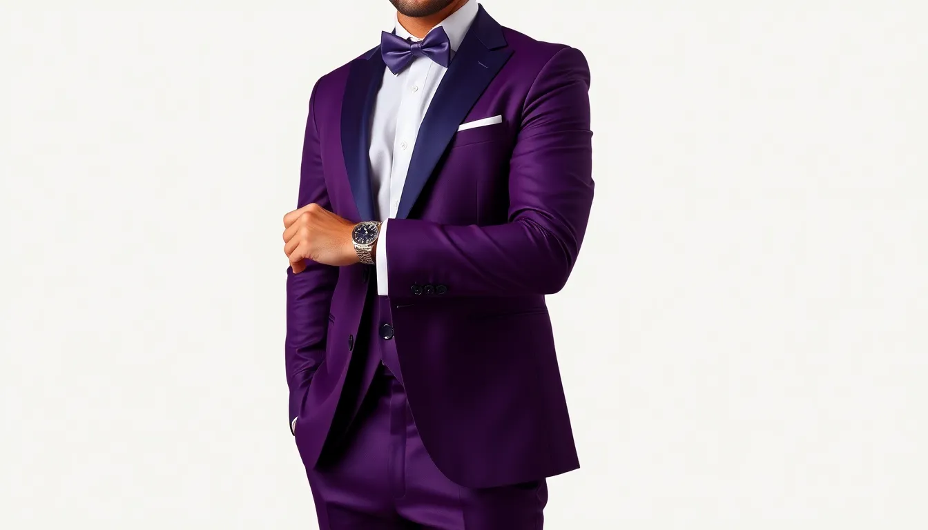 Purple Formal Outfits for Men: Style Guide to Wearing Purple Like a Pro 12 Purple Formal Outfits for Men: Style Guide to Wearing Purple Like a Pro 11