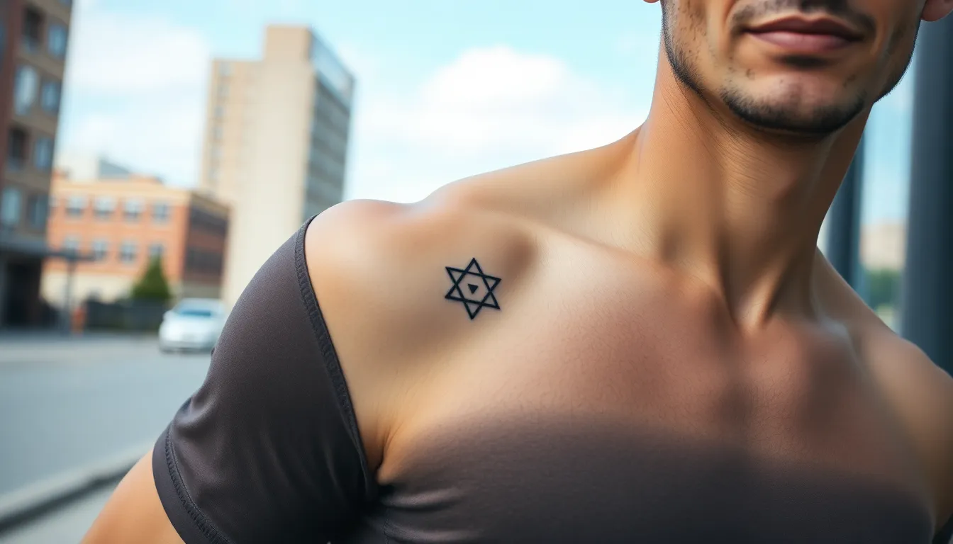 50+ Small Shoulder Tattoo Ideas for Men: Designs, Placement & Cost Guide 2025 12 50+ Small Shoulder Tattoo Ideas for Men: Designs, Placement & Cost Guide 2025 11