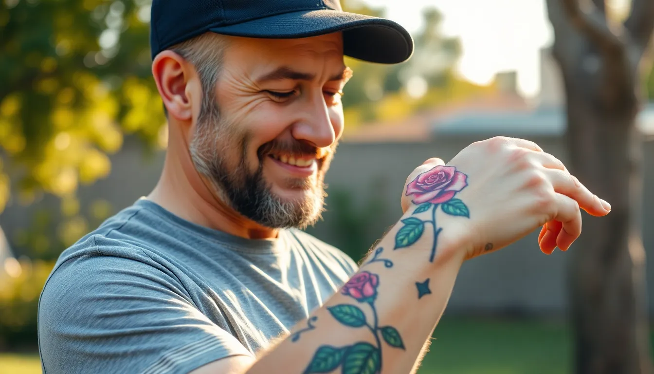 50+ Meaningful Tattoo Ideas for Dads: Best Father-Daughter Tattoo Designs for Men 11