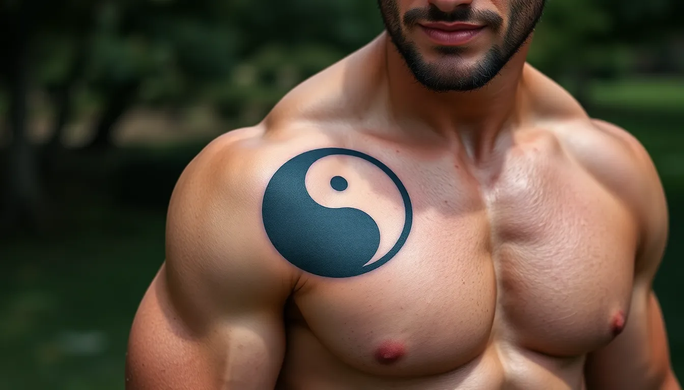 50 Powerful Yin Yang Tattoo Ideas for Men: Designs, Meanings & Placement Guide 12 50 Powerful Yin Yang Tattoo Ideas for Men: Designs, Meanings & Placement Guide 11
