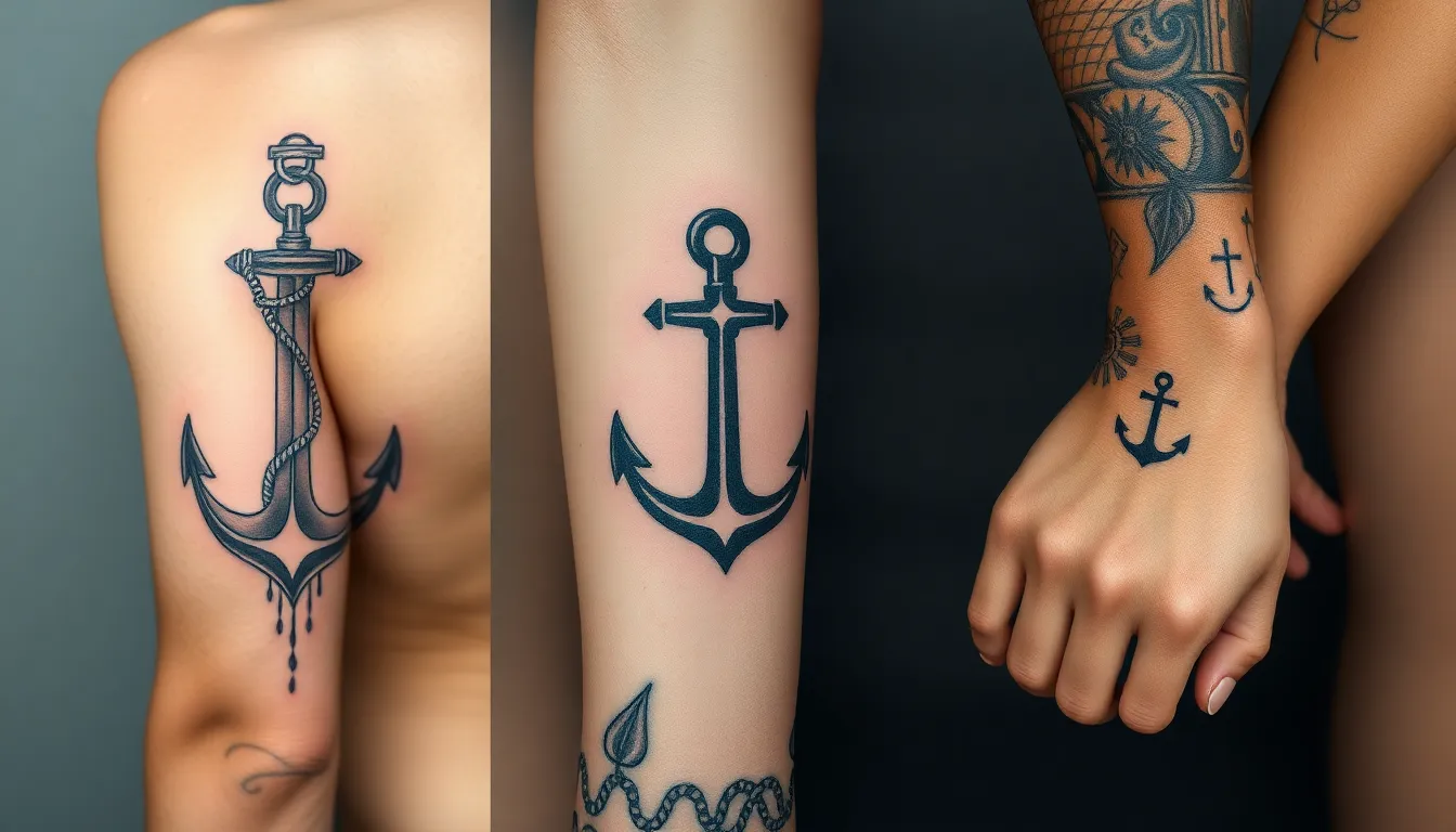 50 Bold Anchor Tattoo Designs for Men: From Classic to Modern Styles 14 50 Bold Anchor Tattoo Designs for Men: From Classic to Modern Styles 13