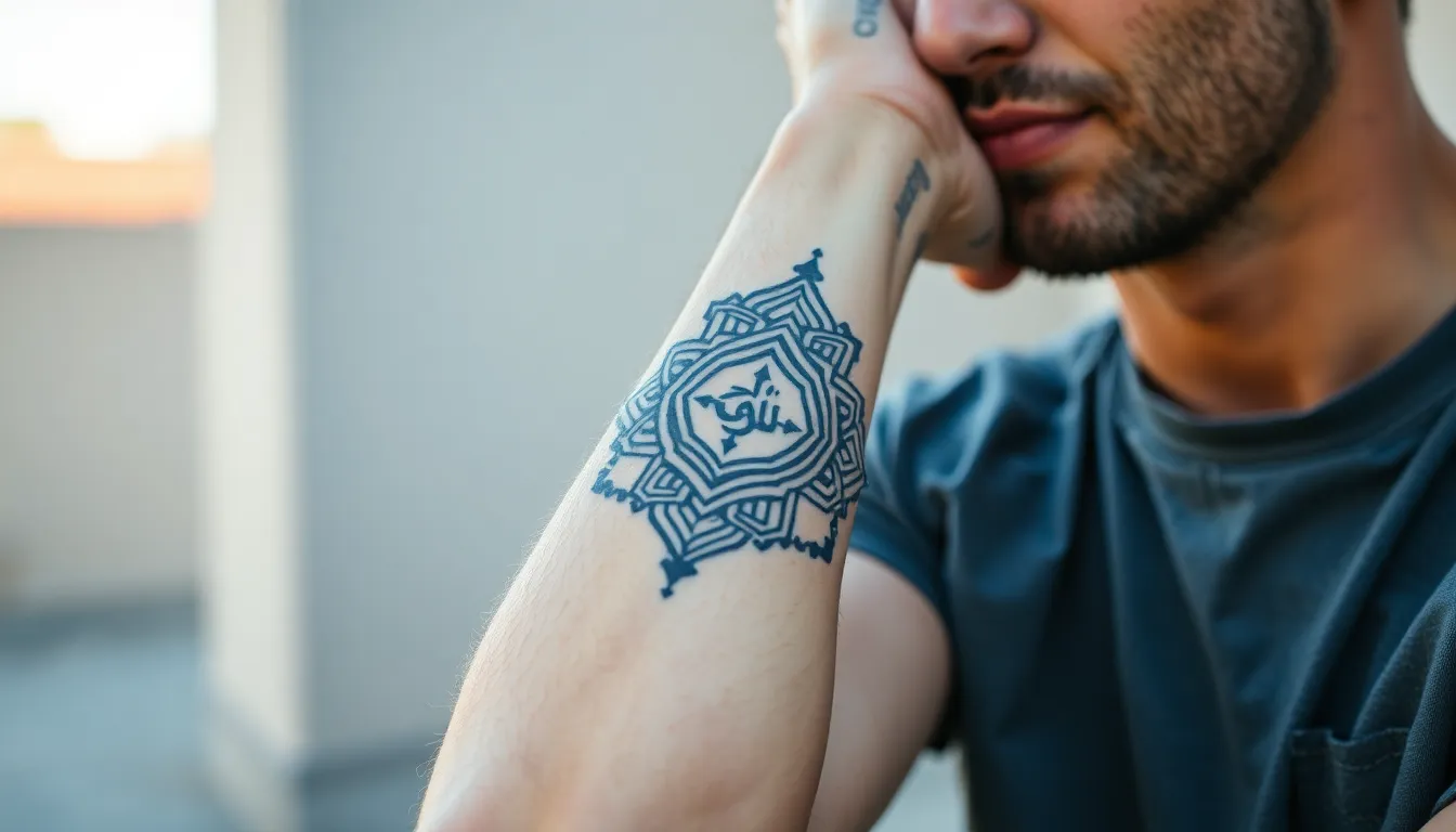 50 Bold Arabic Tattoo Designs for Men: Meaningful Scripts & Cultural Symbols 14 50 Bold Arabic Tattoo Designs for Men: Meaningful Scripts & Cultural Symbols 13