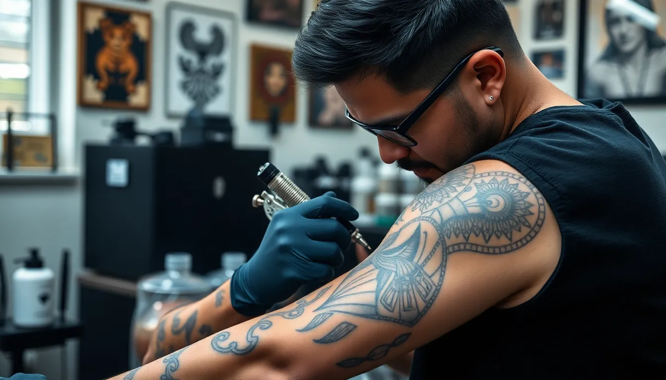 50+ Stunning Bio Tattoo Designs for Men: Futuristic Body Art Ideas & Placement Tips 14 50+ Stunning Bio Tattoo Designs for Men: Futuristic Body Art Ideas & Placement Tips 13