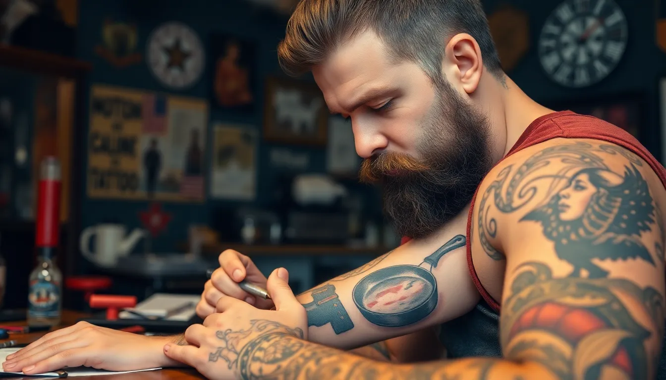 50+ Bold Chef Tattoo Ideas for Men: From Kitchen Tools to Culinary Art 14 50+ Bold Chef Tattoo Ideas for Men: From Kitchen Tools to Culinary Art 13