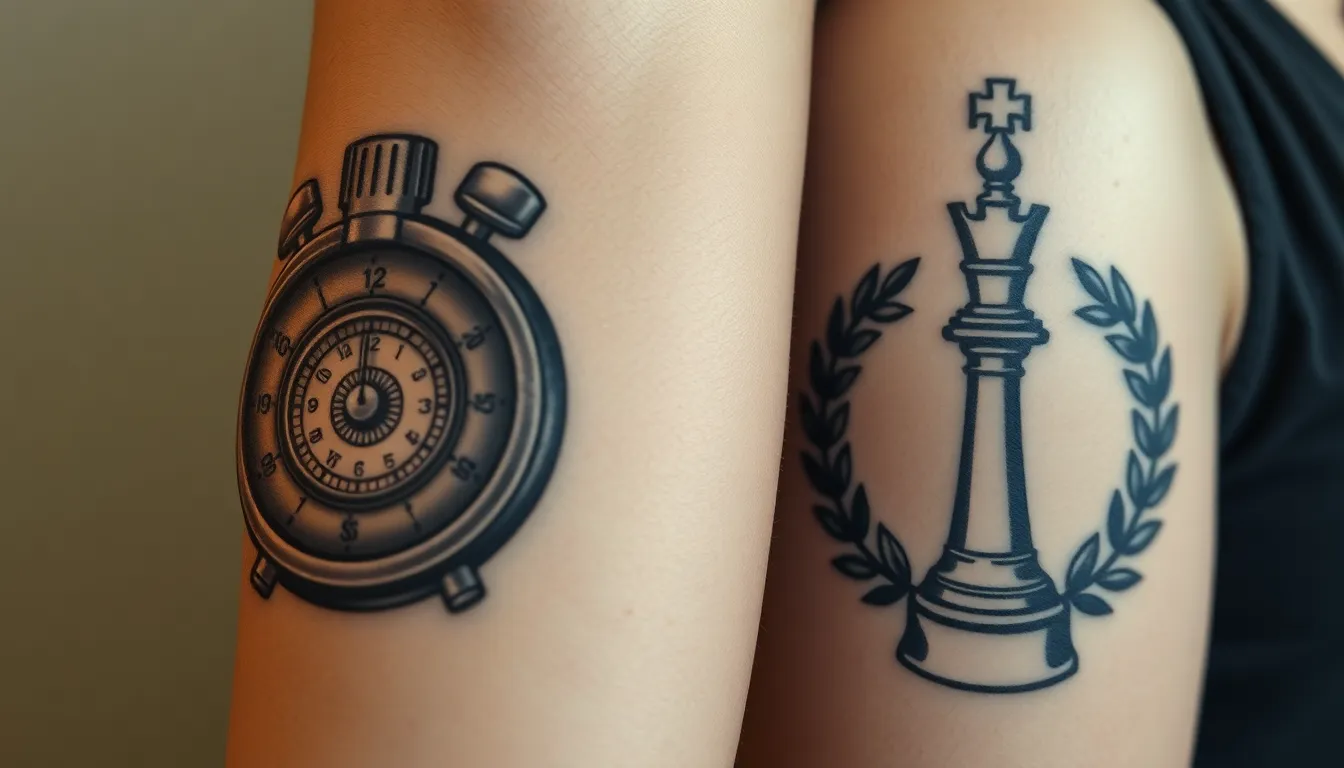 25 Epic Chess Tattoo Ideas for Men: From Kings to Checkmate Designs 14 25 Epic Chess Tattoo Ideas for Men: From Kings to Checkmate Designs 13