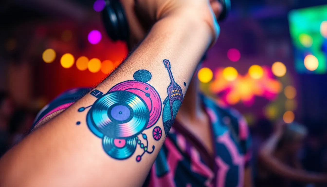 50+ DJ Tattoo Ideas for Men: Epic Designs Every Music Artist Needs 14 50+ DJ Tattoo Ideas for Men: Epic Designs Every Music Artist Needs 13