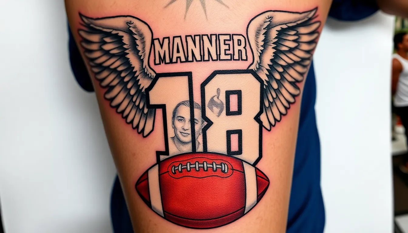 50+ Best Football Tattoo Ideas for Men: Team Logos, Players & Championship Designs 14 50+ Best Football Tattoo Ideas for Men: Team Logos, Players & Championship Designs 13