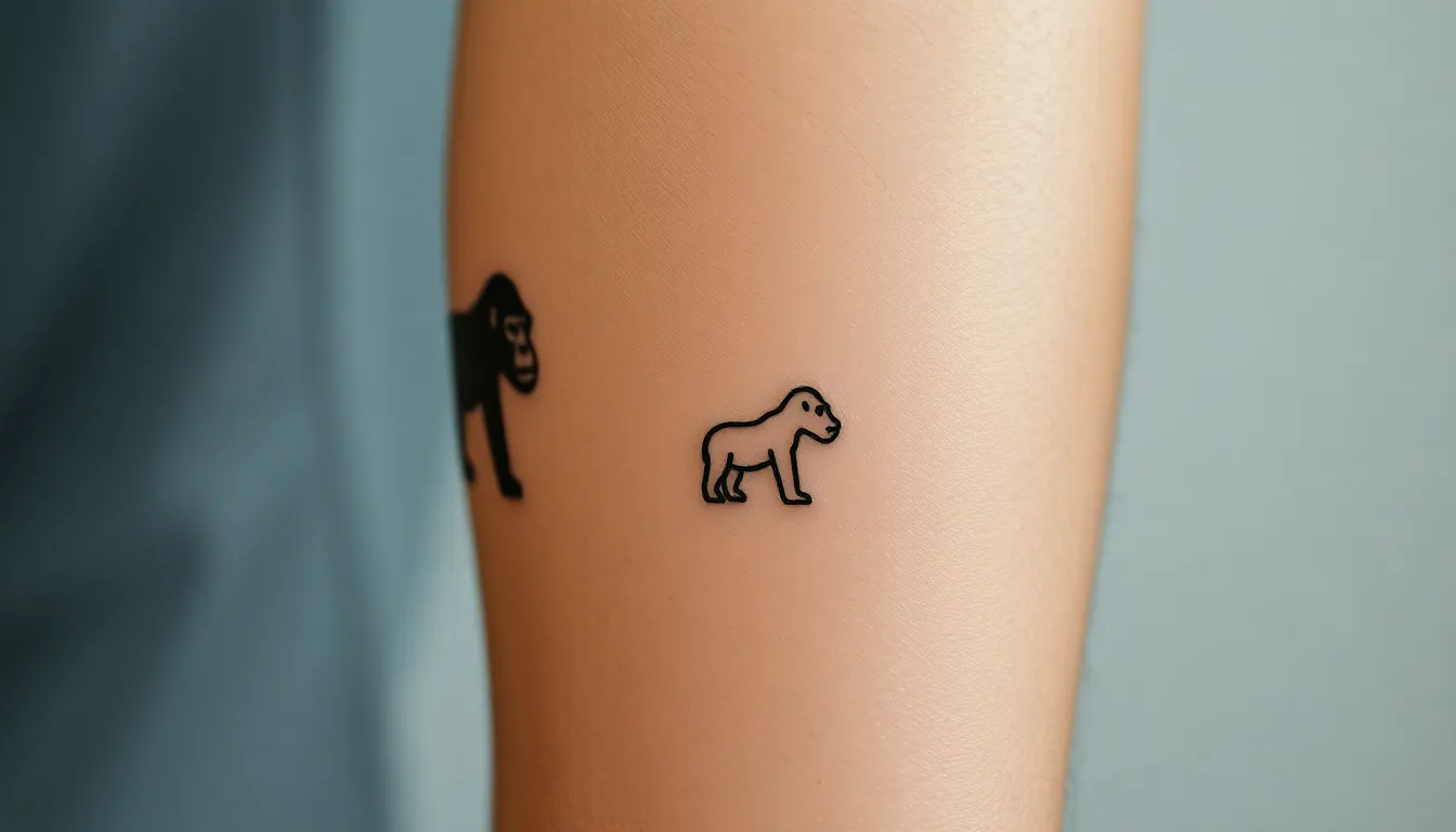 50+ Bold Gorilla Tattoo Ideas for Men: From Realistic to Tribal Designs 14 50+ Bold Gorilla Tattoo Ideas for Men: From Realistic to Tribal Designs 13