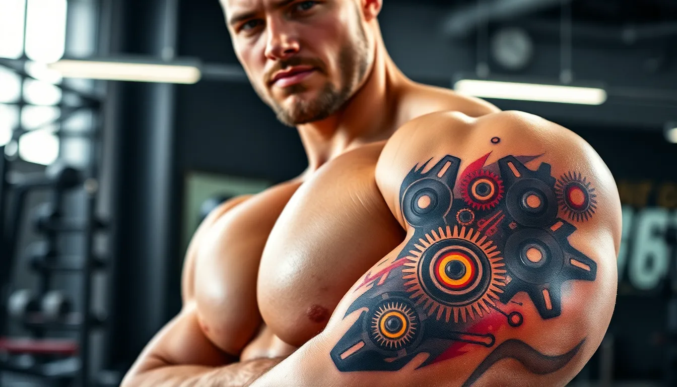50 Epic Gym Tattoo Ideas for Men: Powerful Designs That Show Your Strength 13