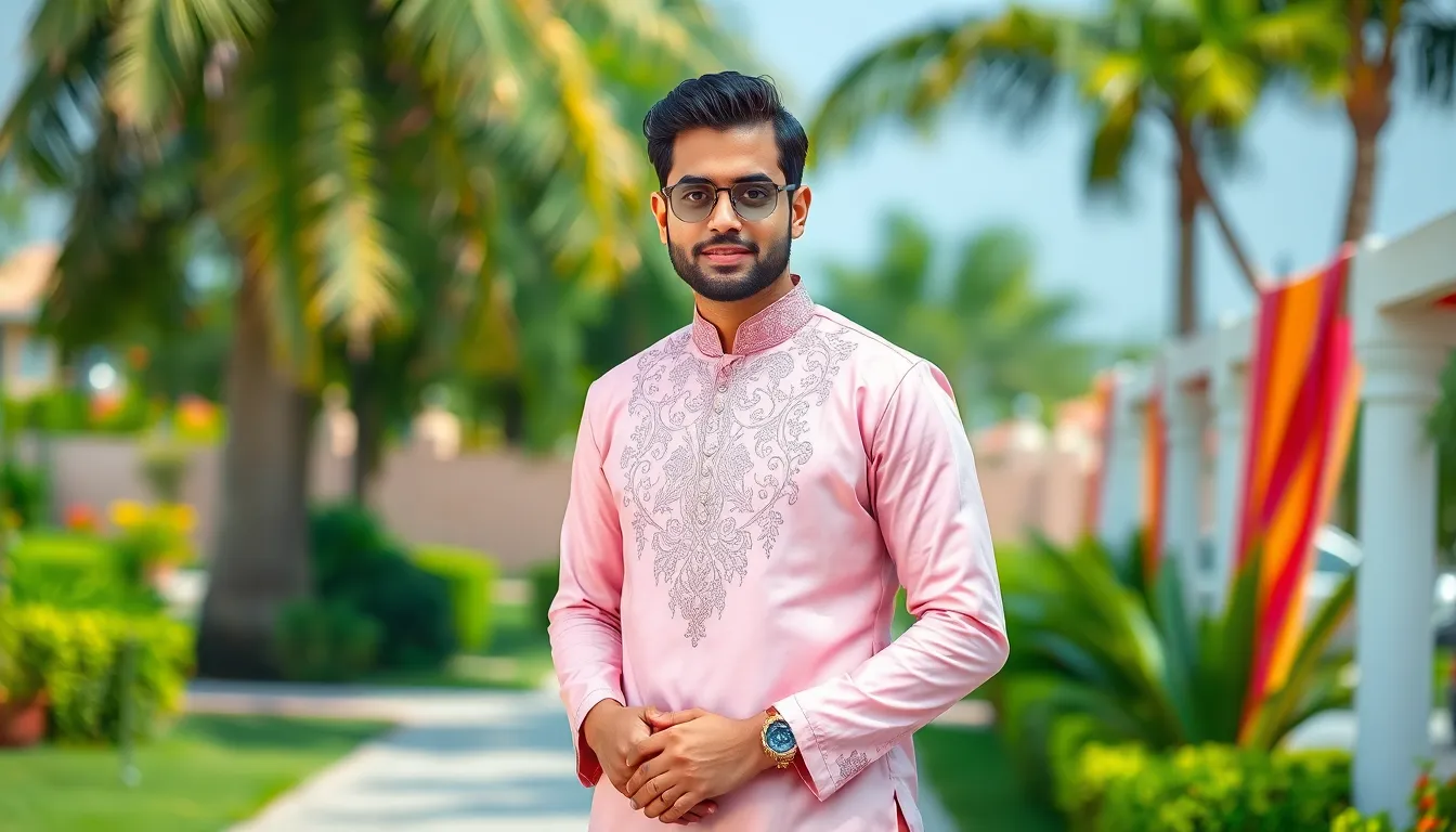 Light Pink Kurta for Men: 5 Stylish Ways to Rock This Trending Ethnic Look 14 Light Pink Kurta for Men: 5 Stylish Ways to Rock This Trending Ethnic Look 13