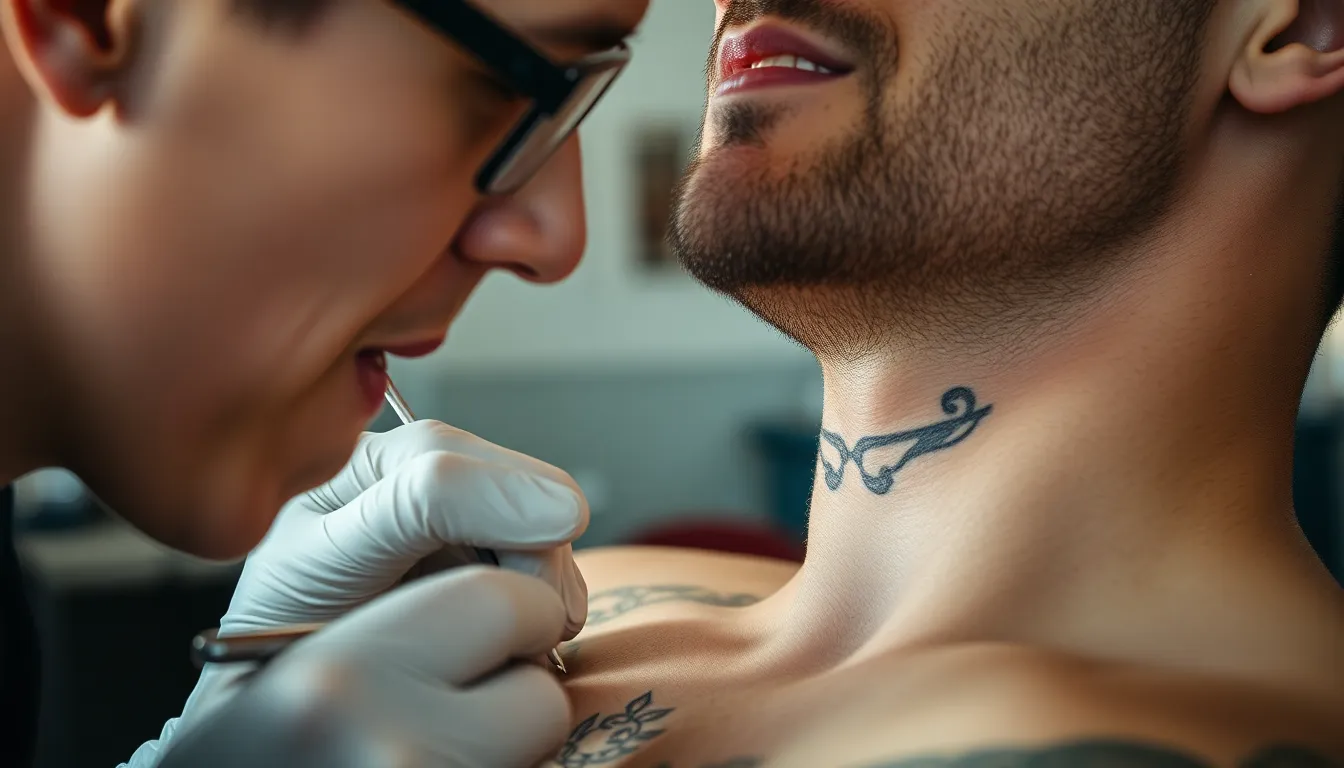 Lower Neck Tattoo Ideas for Men: Bold Designs, Pain Tips & Professional Guide 14 Lower Neck Tattoo Ideas for Men: Bold Designs, Pain Tips & Professional Guide 13