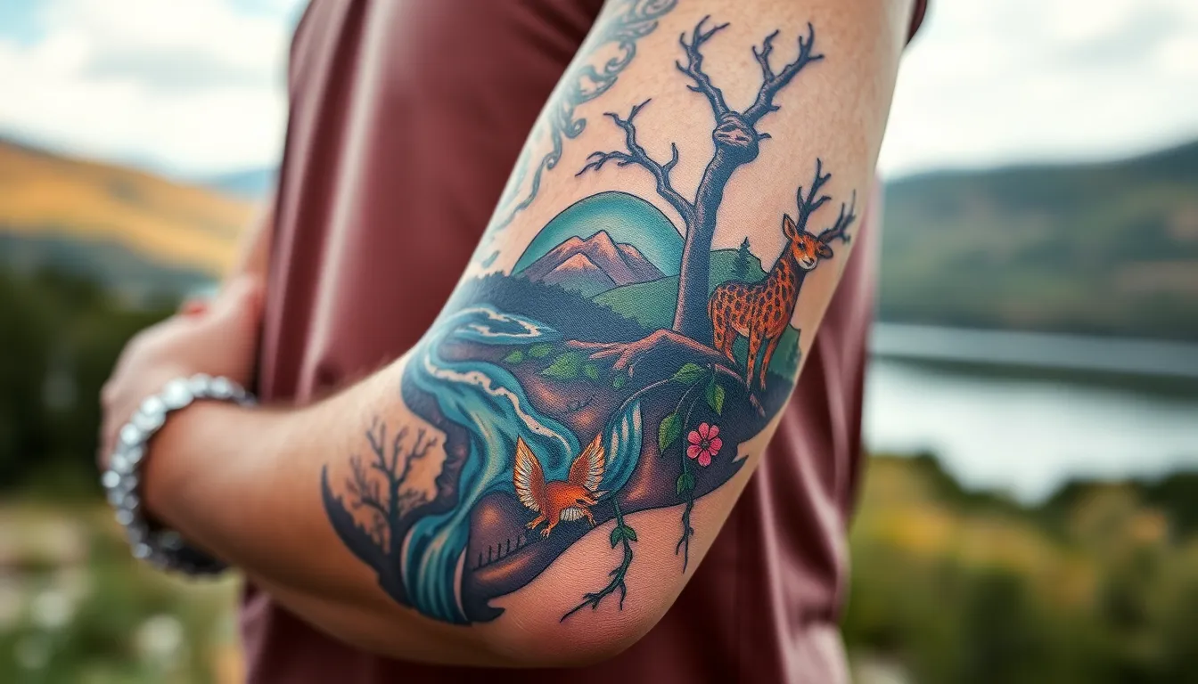 Nature Sleeve Tattoo Ideas for Men: 50+ Epic Designs That Tell Your Story 13