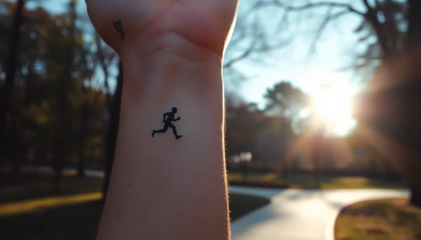 50+ Epic Running Tattoo Ideas for Men: From Marathon Miles to Trail Adventures 14 50+ Epic Running Tattoo Ideas for Men: From Marathon Miles to Trail Adventures 13