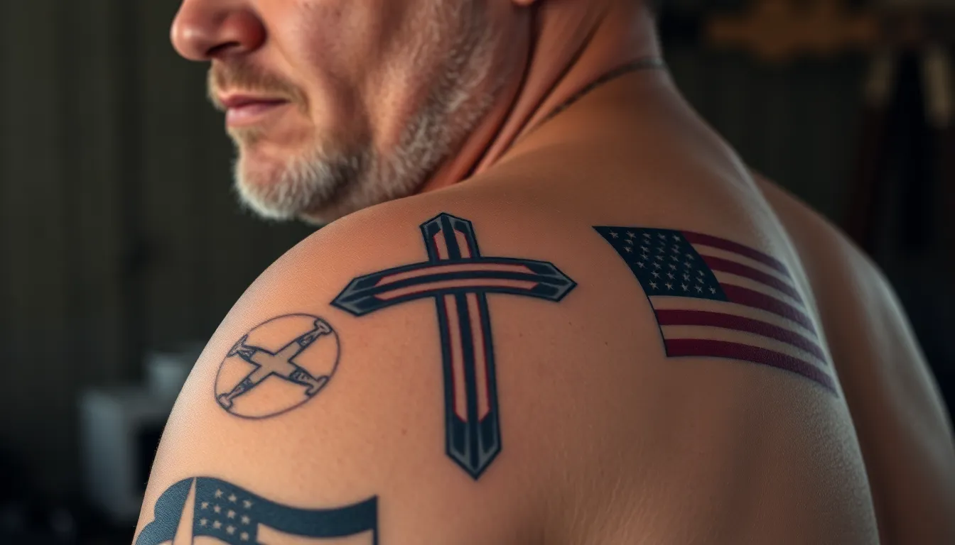 50+ Cross Tattoo Ideas for Men: Meaningful Designs & Placement Guide 14 50+ Cross Tattoo Ideas for Men: Meaningful Designs & Placement Guide 13