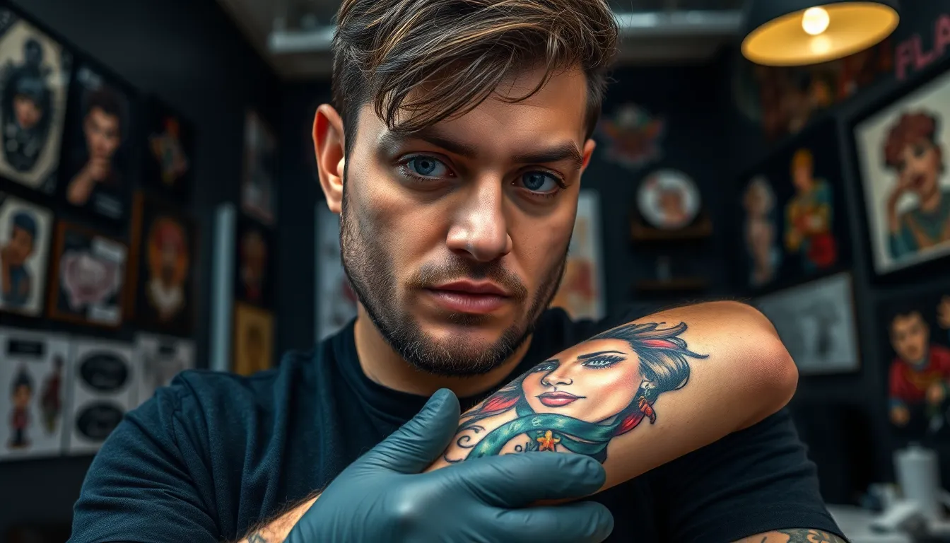 Woman Face Tattoo for Men: 50+ Bold Designs & Artist Tips for 2025 13