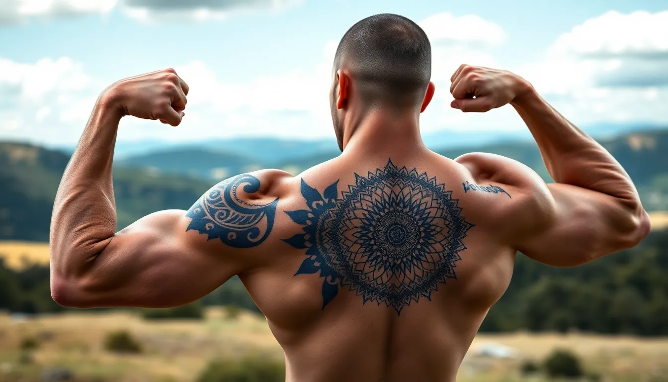 50+ Epic Back Arm Tattoo Ideas for Men: Designs That Actually Look Amazing 16 50+ Epic Back Arm Tattoo Ideas for Men: Designs That Actually Look Amazing 15