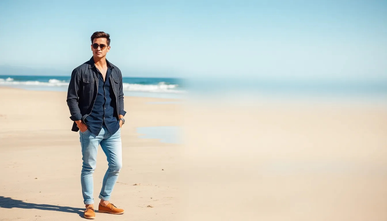 25 Best Blue Jeans Outfit Ideas for Men This Summer (Style Guide 2025) 16 25 Best Blue Jeans Outfit Ideas for Men This Summer (Style Guide 2025) 15