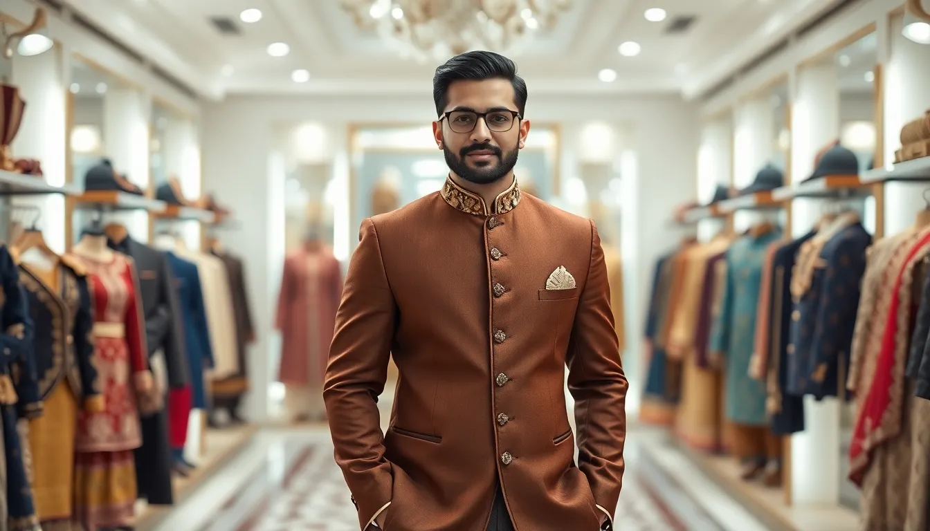 Brown Jodhpuri Suits for Men: Complete Style Guide & Best Shades for 2025 16 Brown Jodhpuri Suits for Men: Complete Style Guide & Best Shades for 2025 15