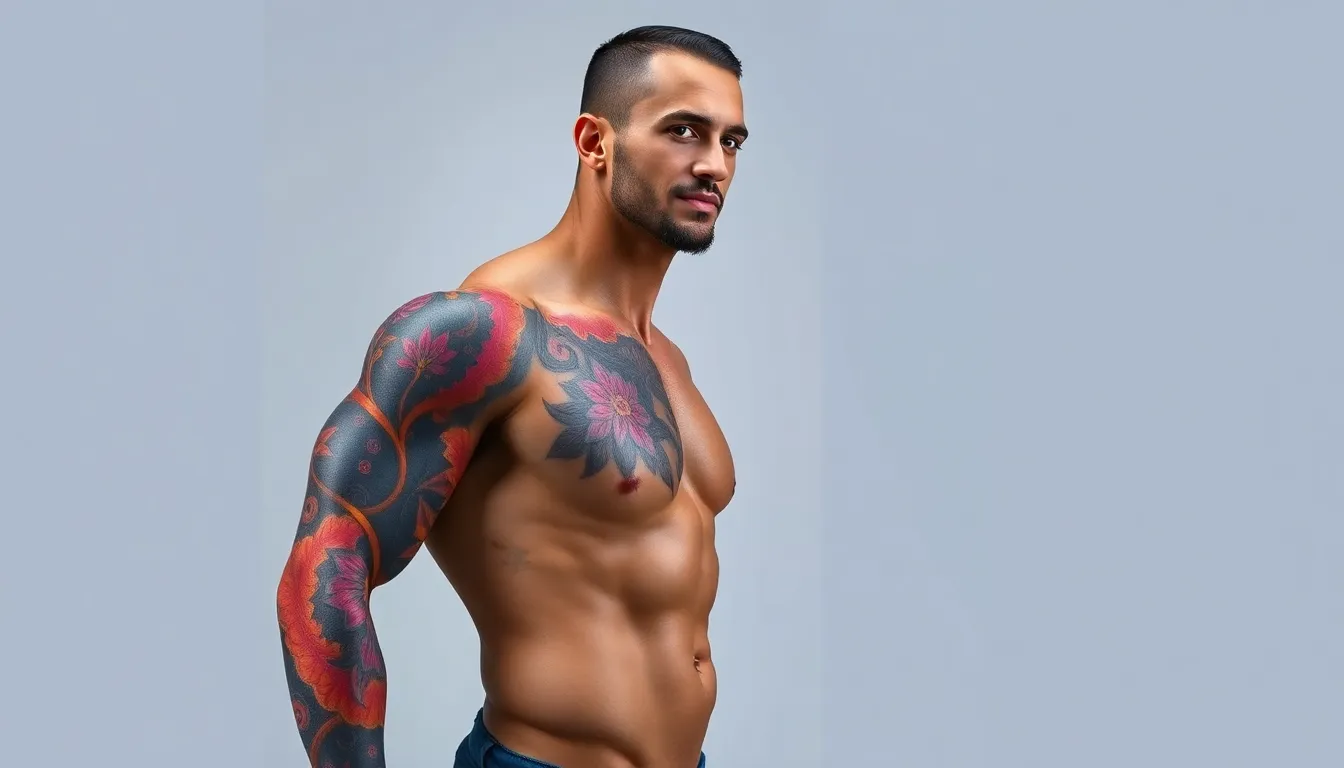 Bold Color Tattoo Ideas for Men's Arms: 50+ Designs That Make a Statement 16 Bold Color Tattoo Ideas for Men's Arms: 50+ Designs That Make a Statement 15