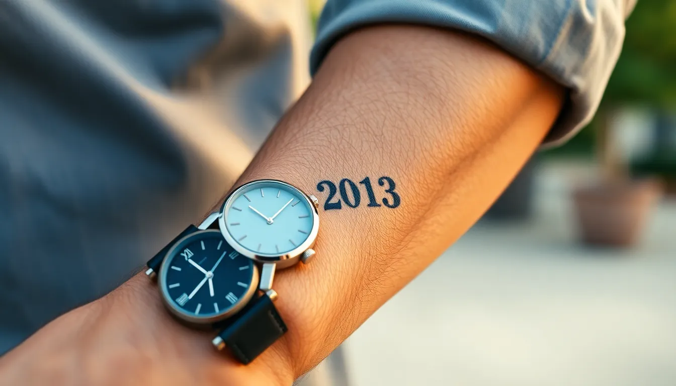 50+ Meaningful Date Tattoo Ideas for Men: Honor Your Most Important Moments 16 50+ Meaningful Date Tattoo Ideas for Men: Honor Your Most Important Moments 15