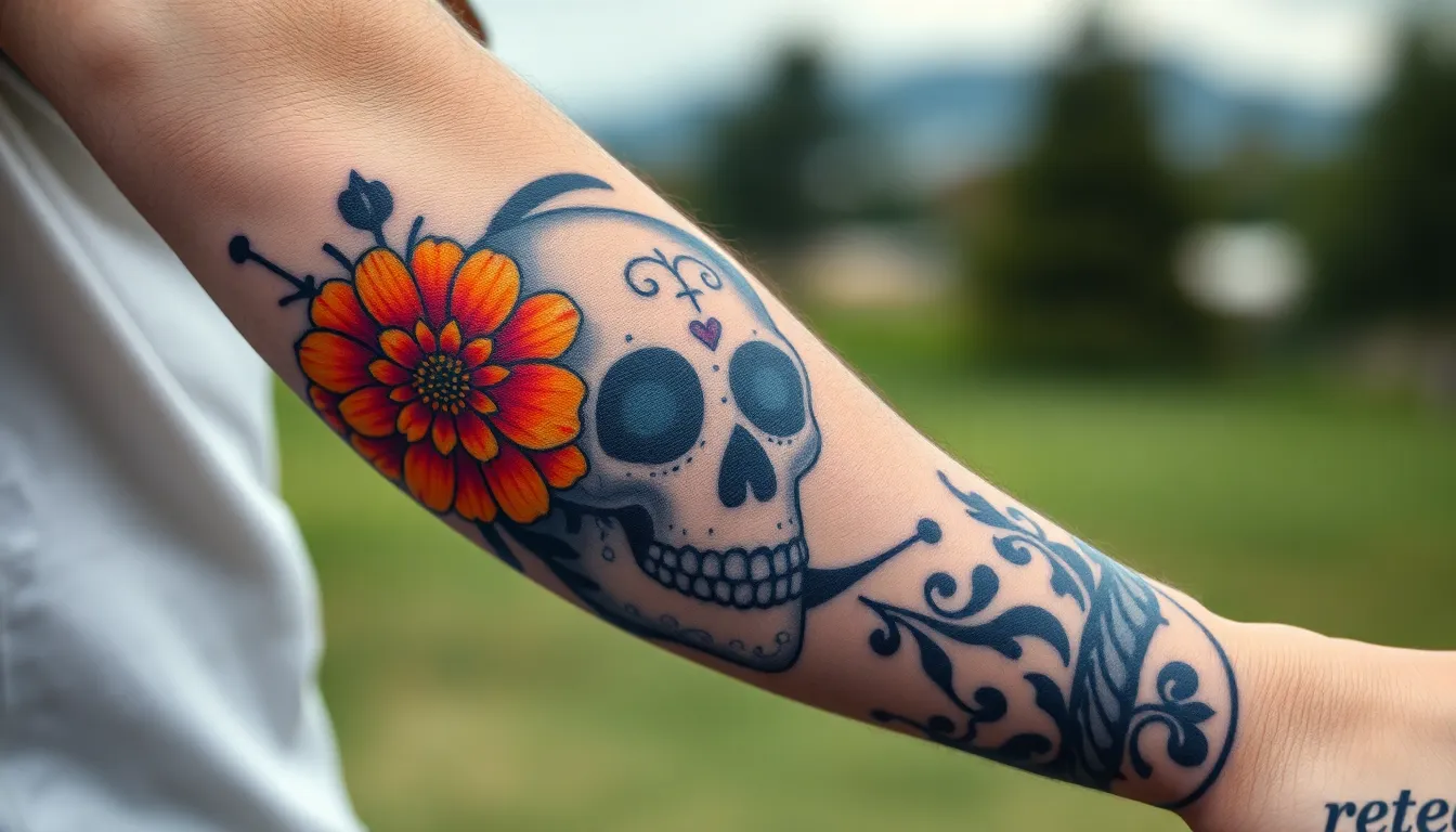 50+ Dia de los Muertos Tattoo Ideas Men Love: Bold Designs & Cultural Meaning 16 50+ Dia de los Muertos Tattoo Ideas Men Love: Bold Designs & Cultural Meaning 15