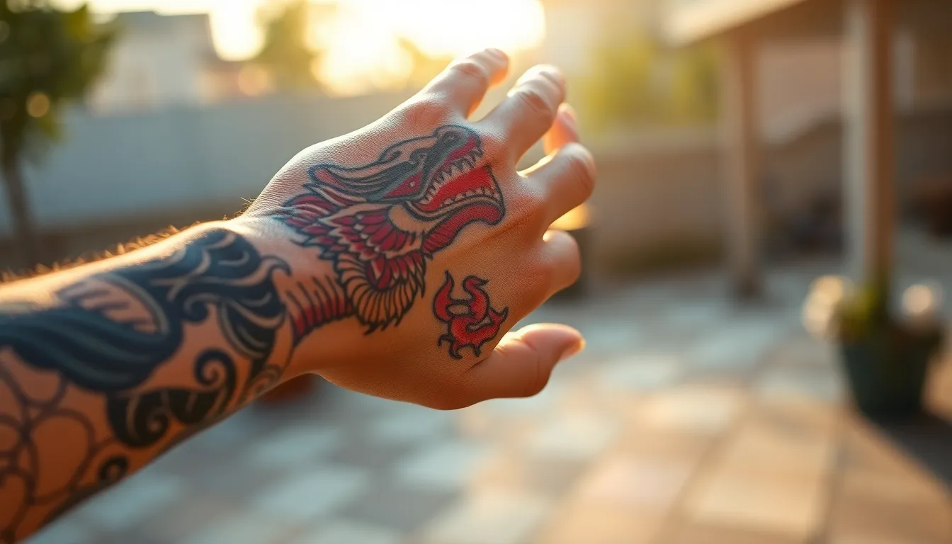 50+ Epic Dragon Tattoo Designs for Men's Forearms (2025 Style Guide) 15
