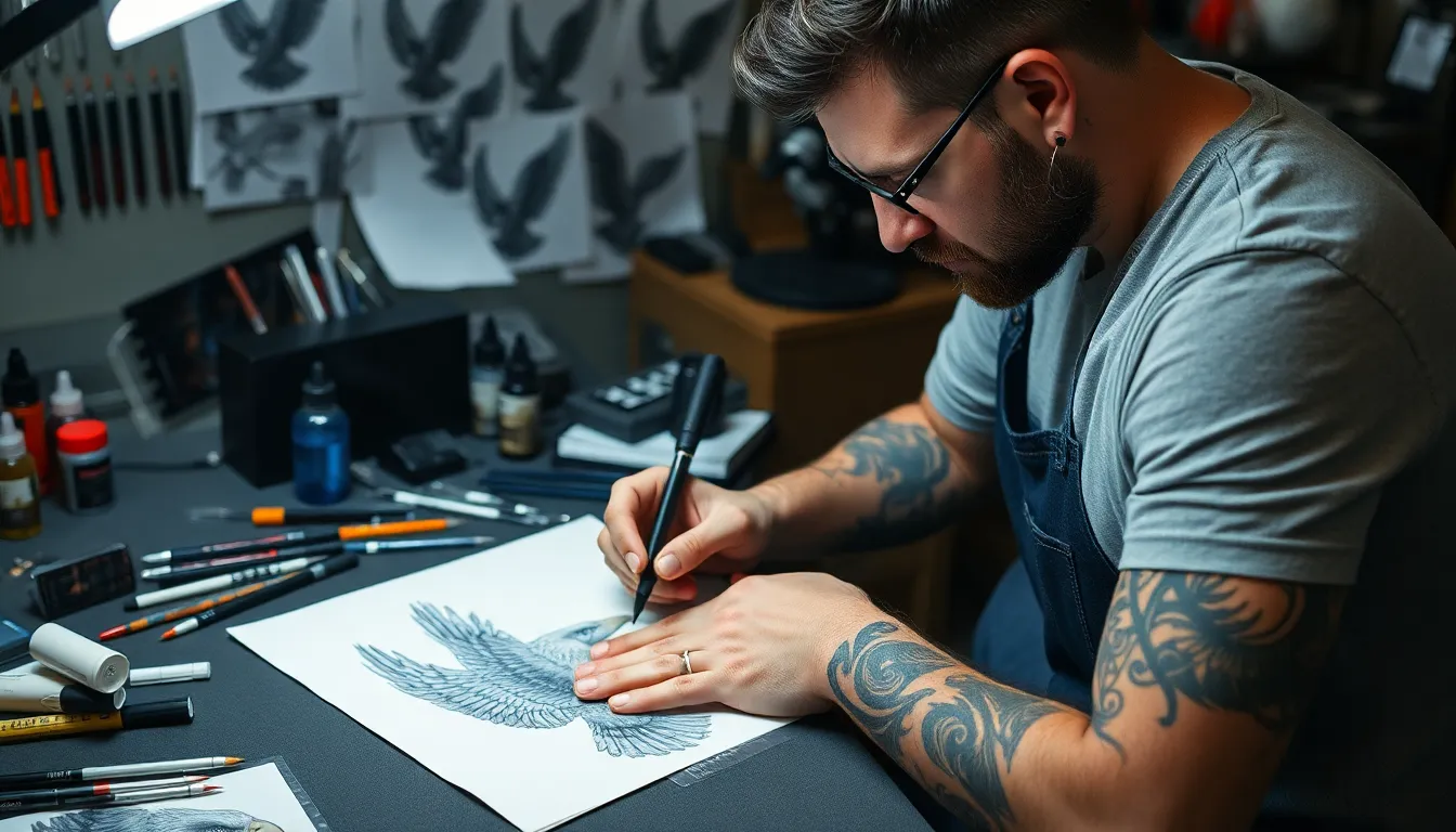 50 Powerful Eagle Forearm Tattoo Ideas for Men: Designs, Meanings & Placement Tips 16 50 Powerful Eagle Forearm Tattoo Ideas for Men: Designs, Meanings & Placement Tips 15