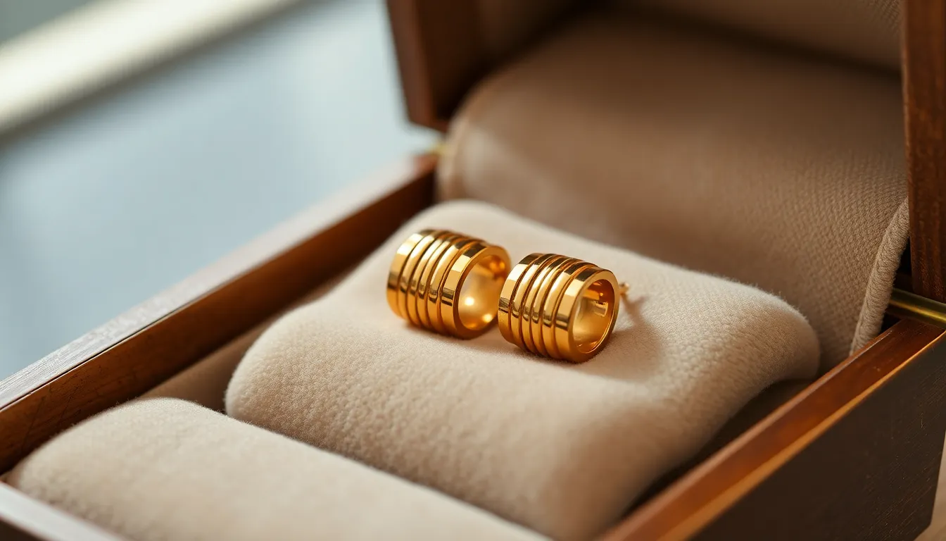 Best Gold Earrings for Men: Stylish Studs, Hoops & Designer Options 2025 15