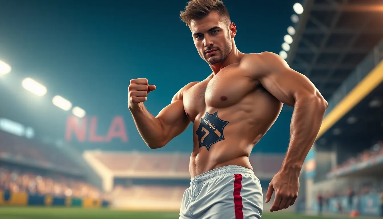 50+ Football Tattoo Ideas for Men's Legs: Team Logos, Players & Championship Designs 15