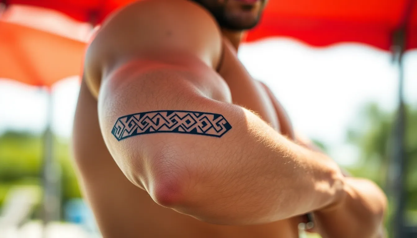 50 Bold Horizontal Tattoo Ideas for Men: Chest, Back & Shoulder Designs 16 50 Bold Horizontal Tattoo Ideas for Men: Chest, Back & Shoulder Designs 15