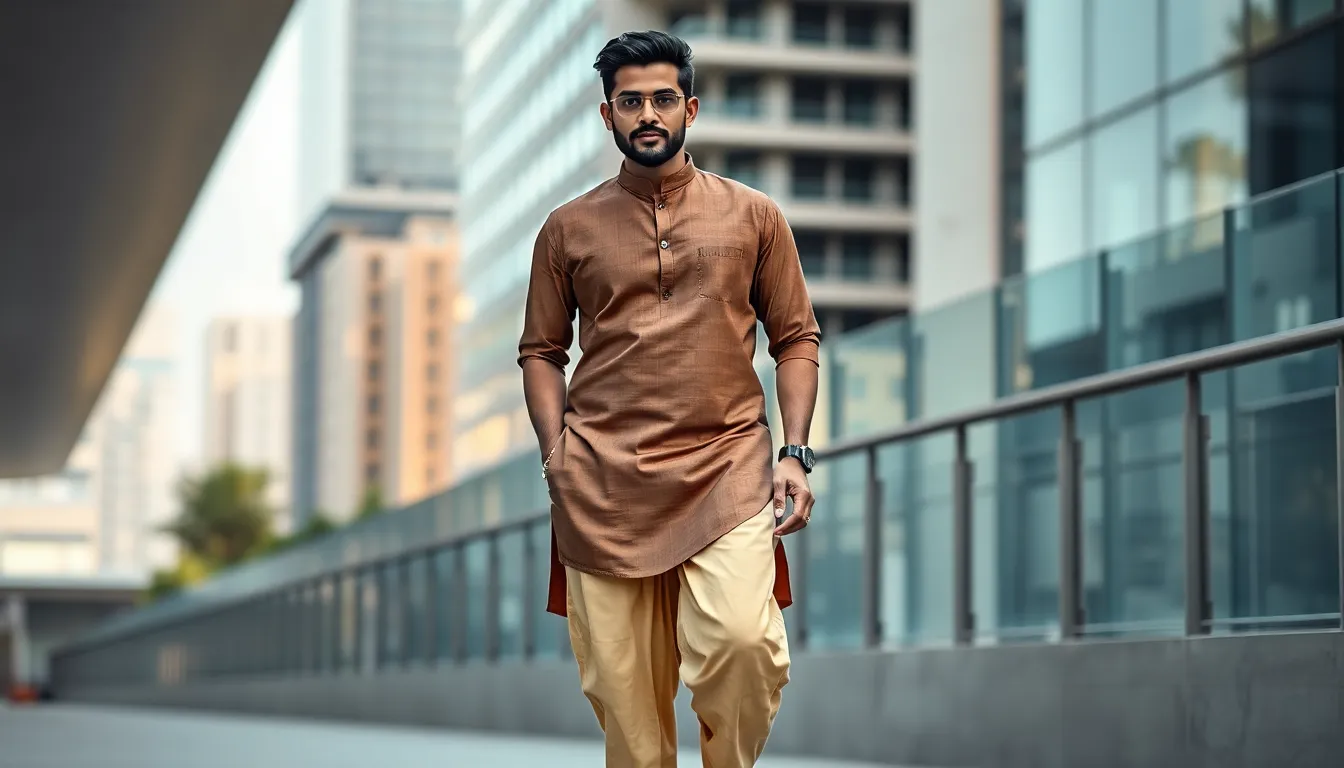 Latest Indo Western Outfits for Men: 2025 Trends & Styling Guide 16 Latest Indo Western Outfits for Men: 2025 Trends & Styling Guide 15