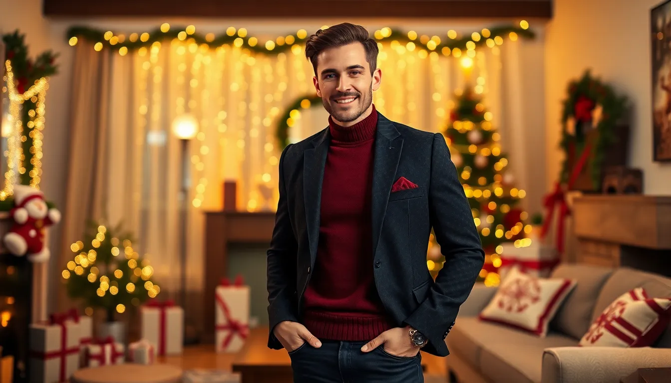 Men's Casual Christmas Party Outfit Ideas That Actually Look Good in 2025 16 Men's Casual Christmas Party Outfit Ideas That Actually Look Good in 2025 15
