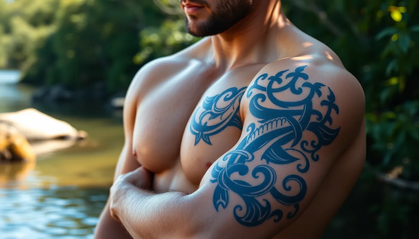 50+ Pisces Zodiac Tattoo Ideas for Men: From Minimalist to Bold Designs 16 50+ Pisces Zodiac Tattoo Ideas for Men: From Minimalist to Bold Designs 15