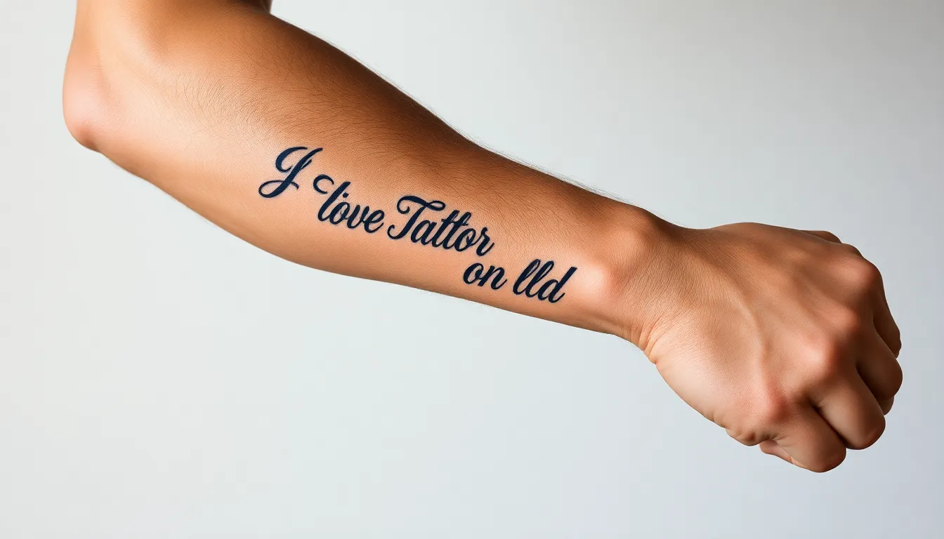 50+ Best Forearm Quote Tattoos for Men: Powerful Ideas & Font Styles 15