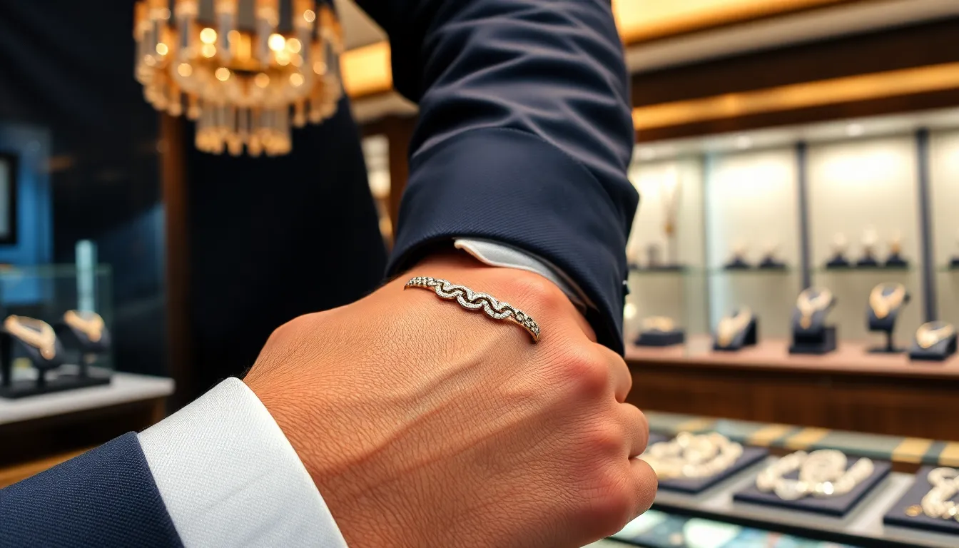 The Ultimate Guide to White Gold Bracelets for Men: Styles, Care & Buying Tips 16 The Ultimate Guide to White Gold Bracelets for Men: Styles, Care & Buying Tips 15