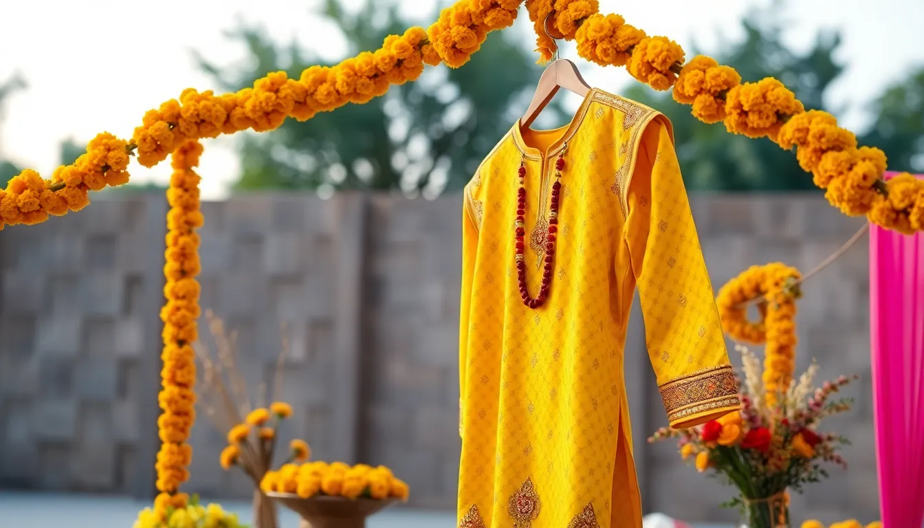 Best Yellow Kurta Men for Haldi: Perfect Styles & Colors for Your Ceremony 15