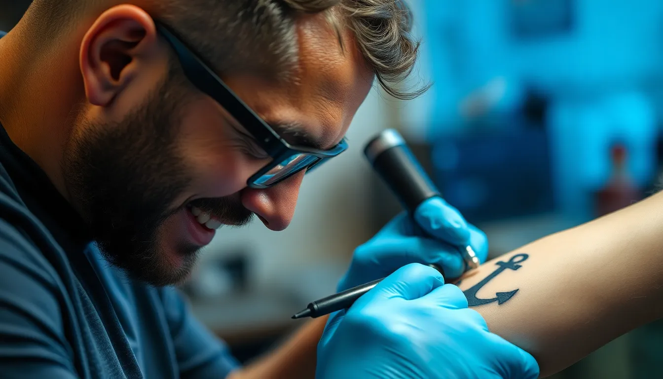 50 Bold Anchor Tattoo Designs for Men: From Classic to Modern Styles 18 50 Bold Anchor Tattoo Designs for Men: From Classic to Modern Styles 17