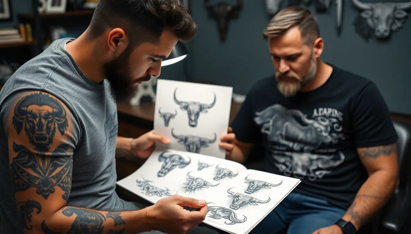 Bull Tattoo Designs for Men: 50+ Powerful Ideas & Symbolic Meanings 17