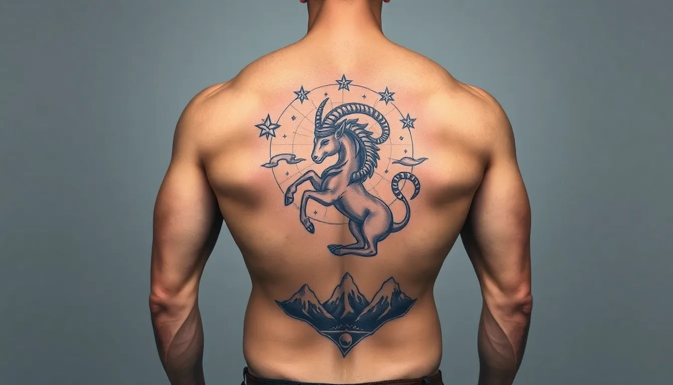 50+ Powerful Capricorn Tattoo Designs for Men (Traditional to Modern Styles) 18 50+ Powerful Capricorn Tattoo Designs for Men (Traditional to Modern Styles) 17