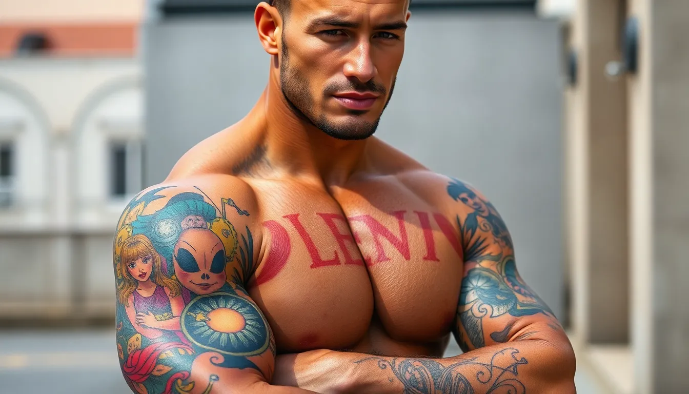New School Tattoo Designs for Men: 50+ Bold Ideas That'll Make You Stand Out 18 New School Tattoo Designs for Men: 50+ Bold Ideas That'll Make You Stand Out 17