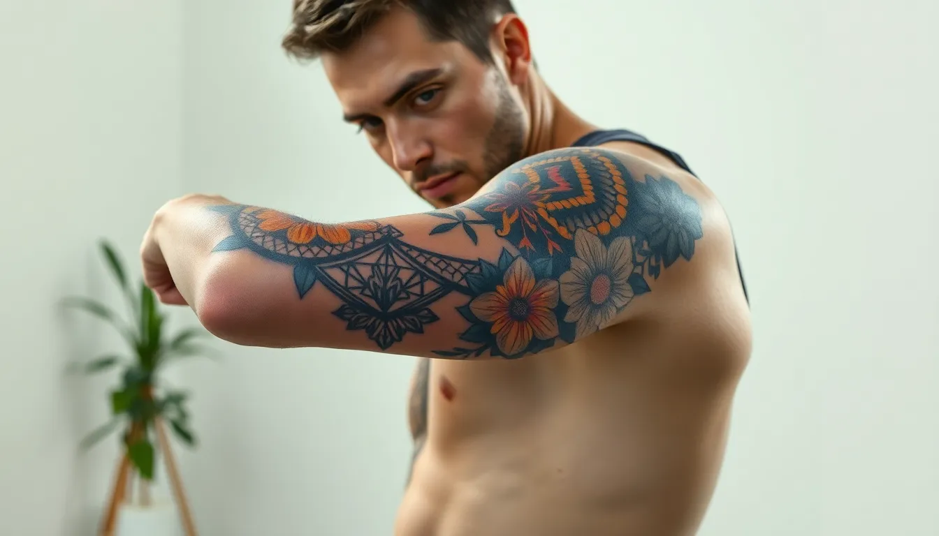 50+ Epic Tricep Tattoo Ideas for Men: Bold Designs That Turn Heads 18 50+ Epic Tricep Tattoo Ideas for Men: Bold Designs That Turn Heads 17