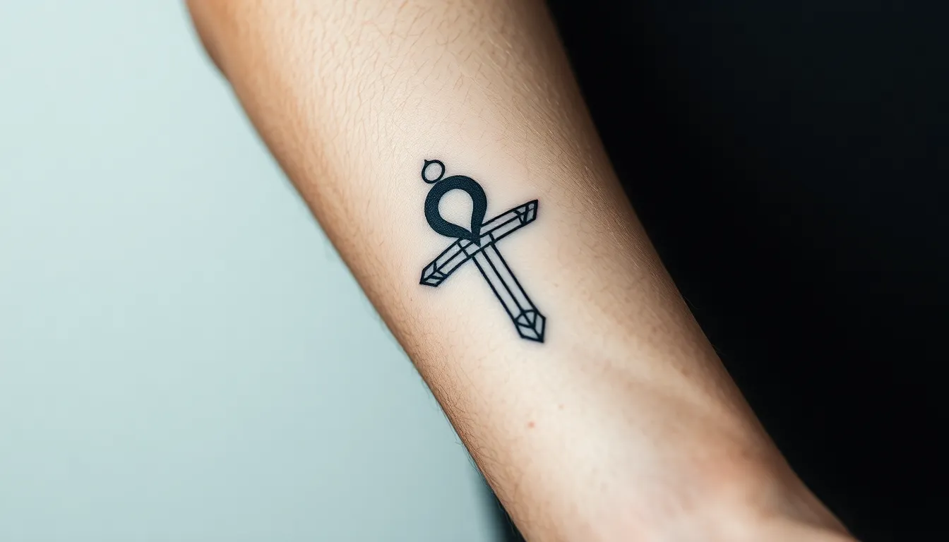 25 Powerful Ankh Tattoo Designs for Men: Ancient Egyptian Symbols That Command Respect 2 25 Powerful Ankh Tattoo Designs for Men: Ancient Egyptian Symbols That Command Respect 1