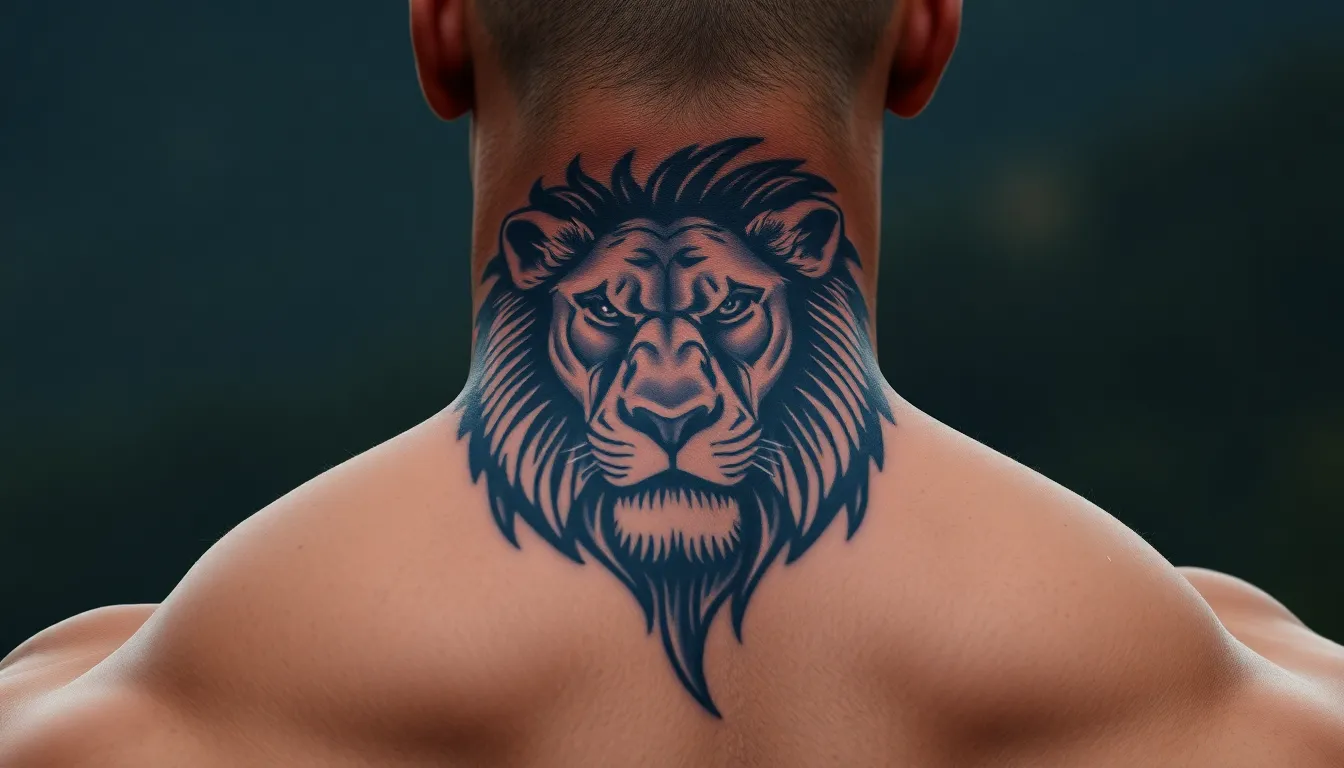 50+ Bold Back Neck Tattoo Ideas for Men That Command Attention in 2025 2 50+ Bold Back Neck Tattoo Ideas for Men That Command Attention in 2025 1