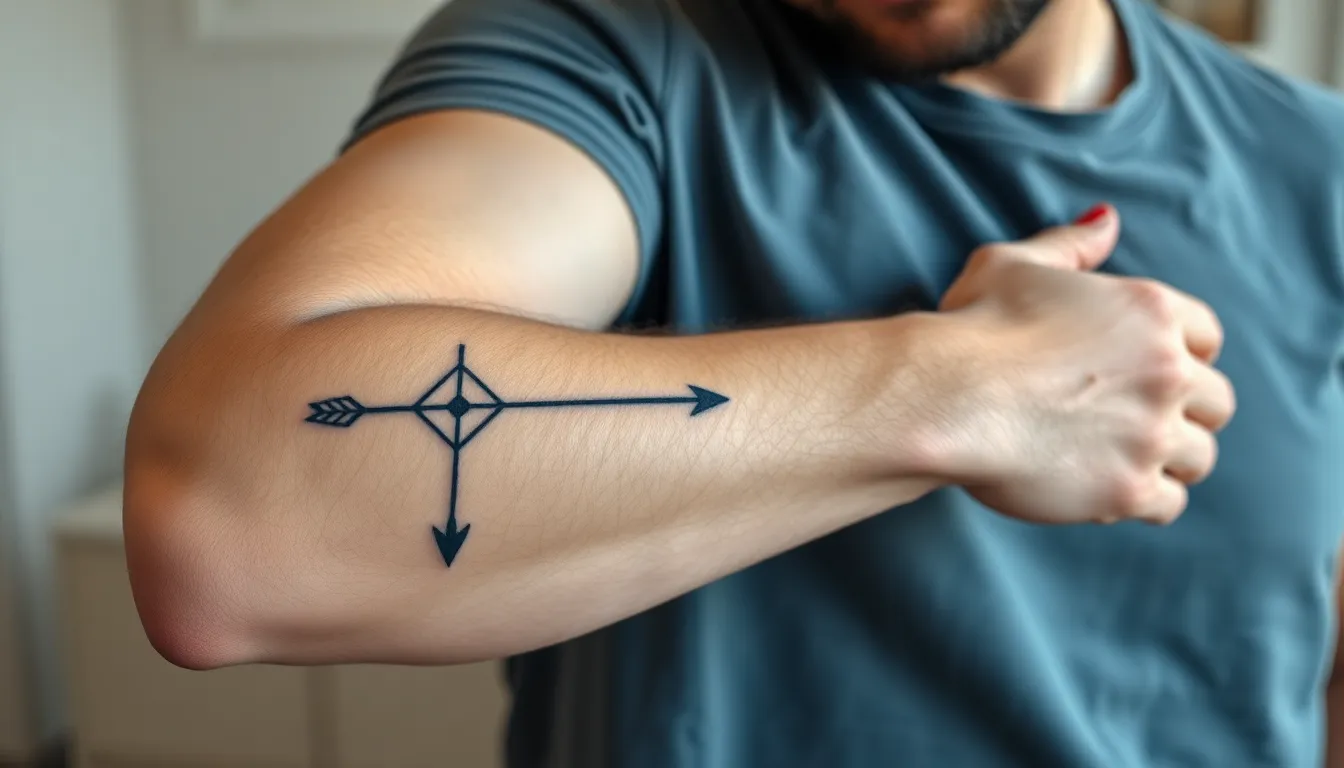 50+ Best Bow and Arrow Tattoo Designs for Men: Meanings & Placement Ideas 1