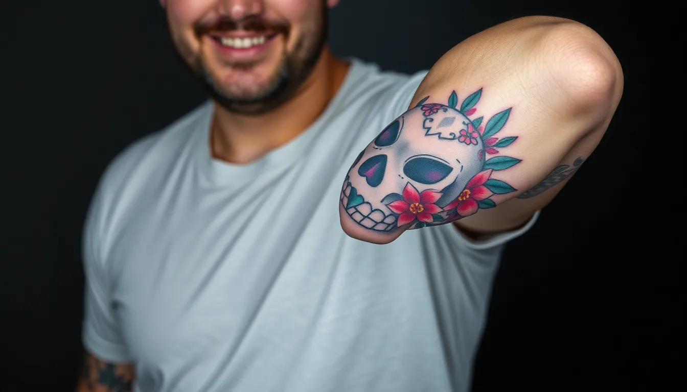 50+ Candy Skull Tattoo Ideas for Men: Bold Designs & Cultural Meanings Explained 1