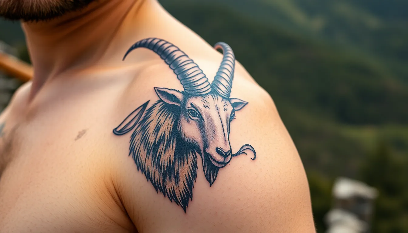 50+ Powerful Capricorn Tattoo Designs for Men (Traditional to Modern Styles) 2 50+ Powerful Capricorn Tattoo Designs for Men (Traditional to Modern Styles) 1