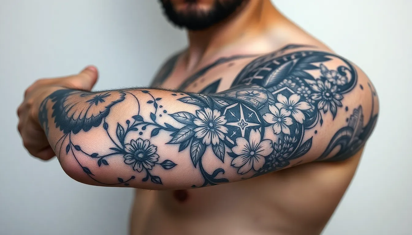25 Best Cover-Up Tattoo Ideas for Men's Arms That Actually Work (2025 Guide) 1